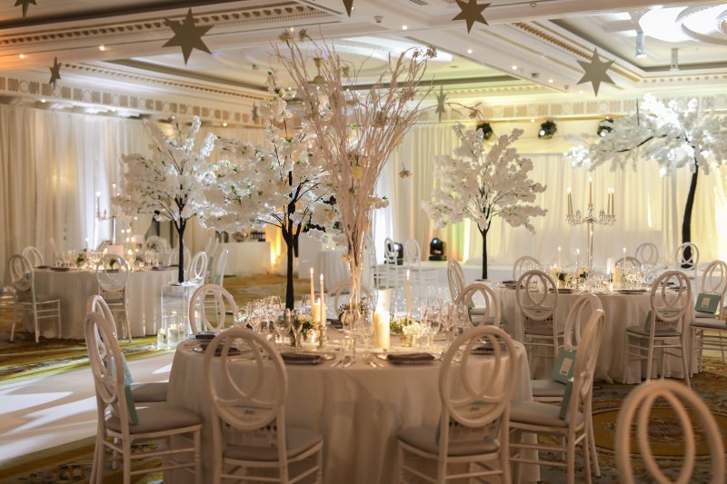 Winter Wonderland draping in Powerscourt Hotel